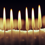An image showcasing a close-up shot of a wall with residual candle wax