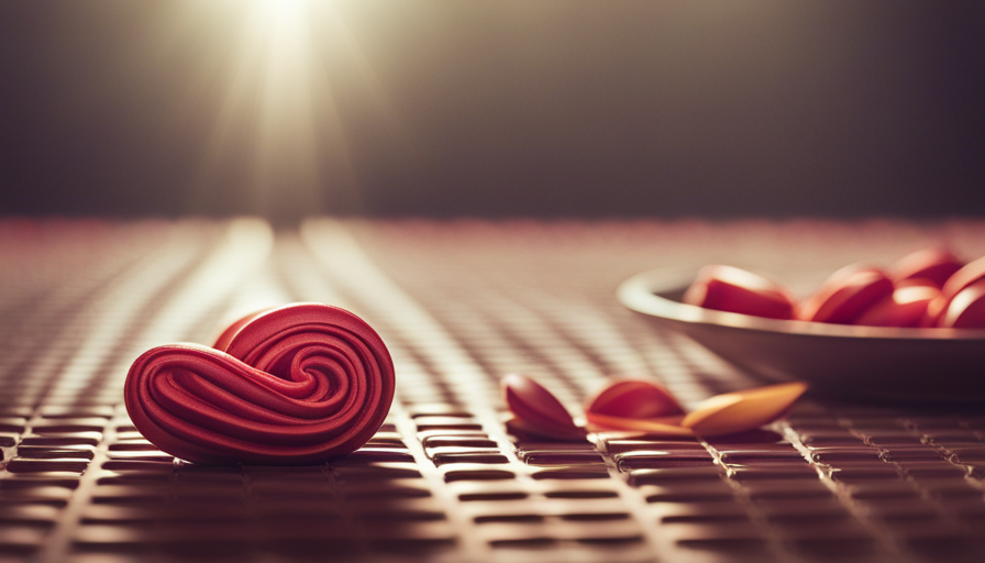 An image showcasing a vibrant, nostalgic candy store display