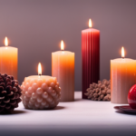 An image showcasing an array of candle molds in various shapes, sizes, and materials, including classic pillar molds, intricate silicone designs, and elegant glass containers, highlighting the versatility and options available for candle making