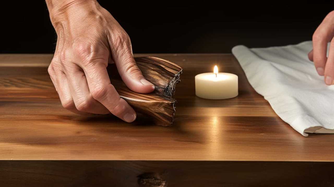dusk meditation candle
