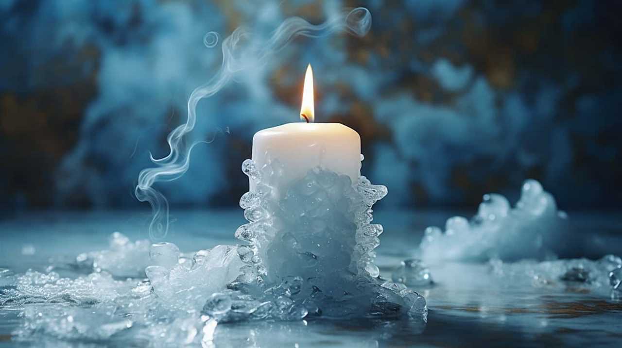 dusk meditation candle