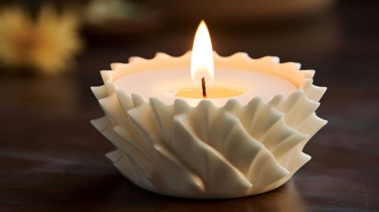 floral candle