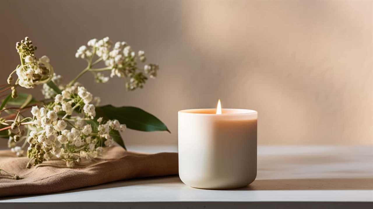 floral candle