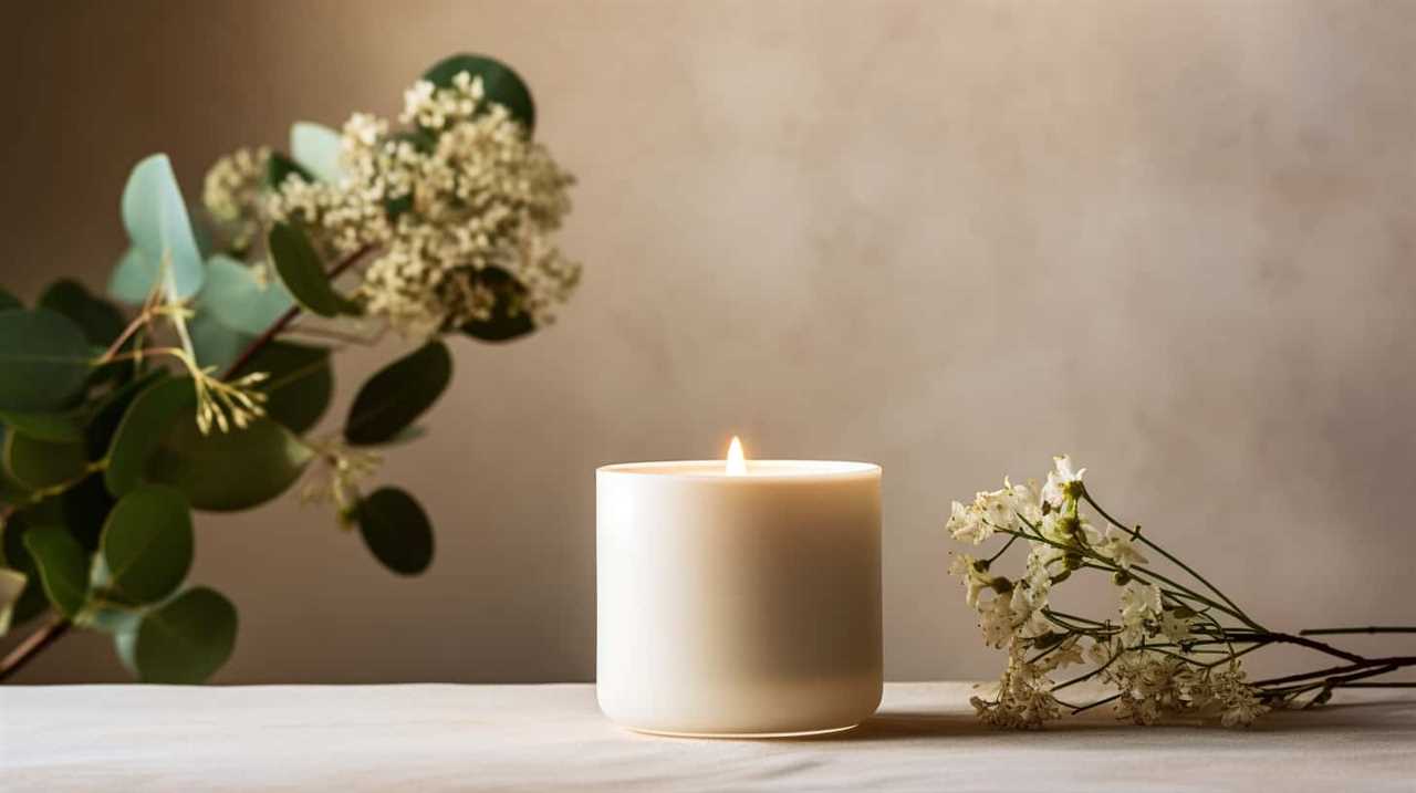 floral candle