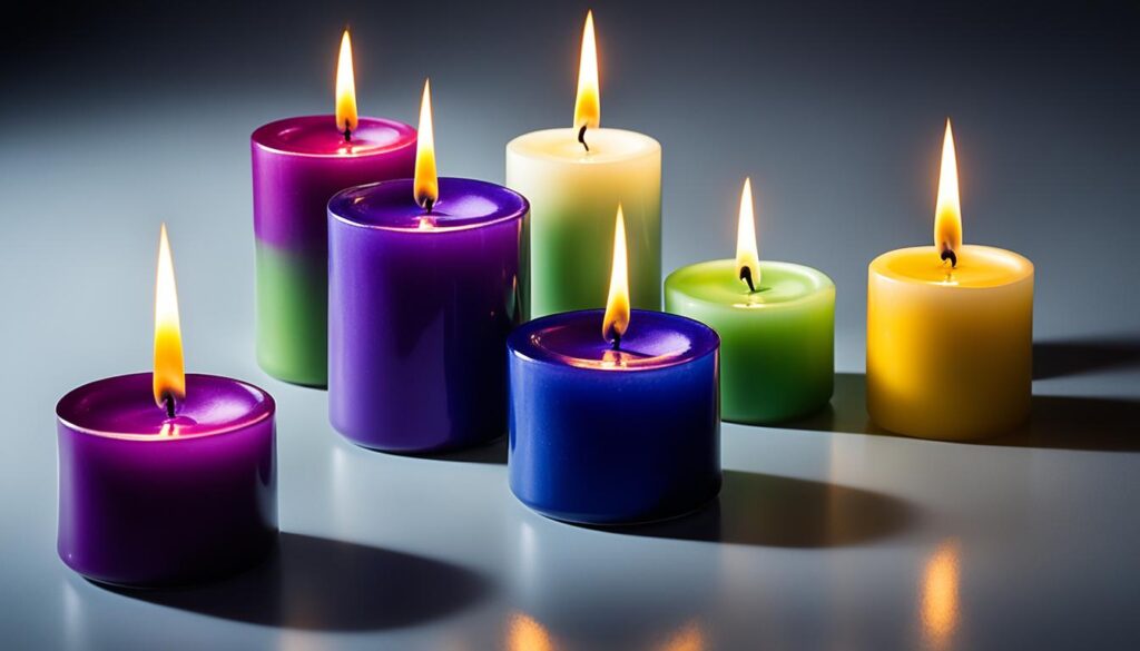 Symbolism of lit candles