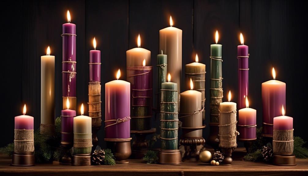 advent candles for home