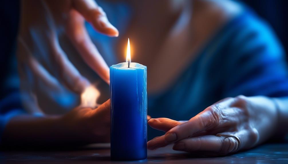 buying blue candles online