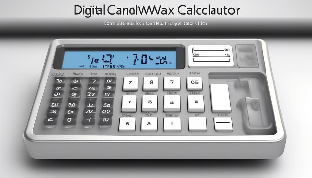 calculating candle wax amounts