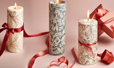 candle gift wrapping tutorial