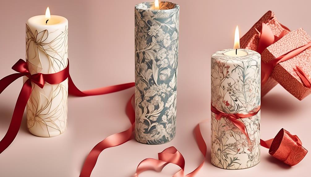 candle gift wrapping tutorial