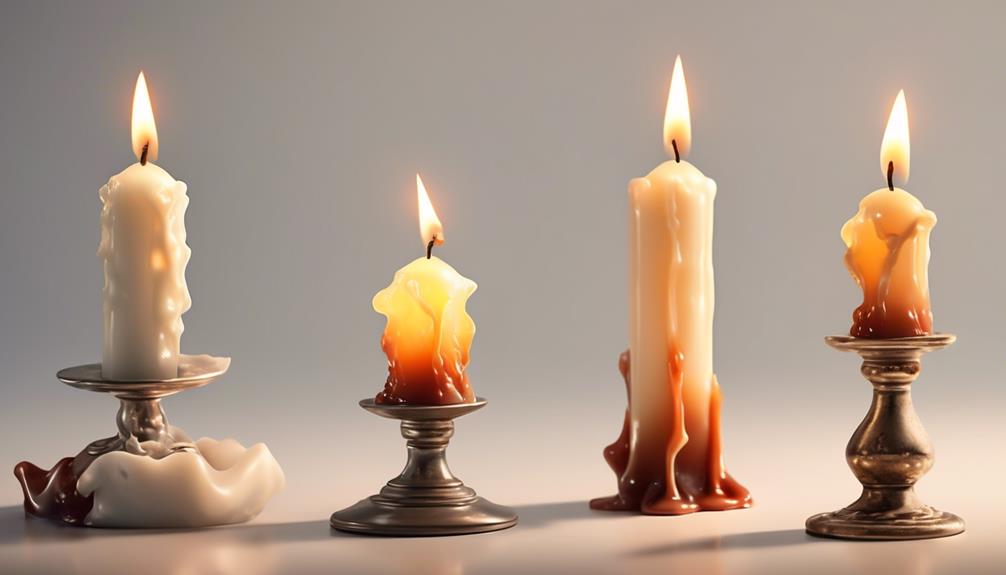 candle wax melting temperature