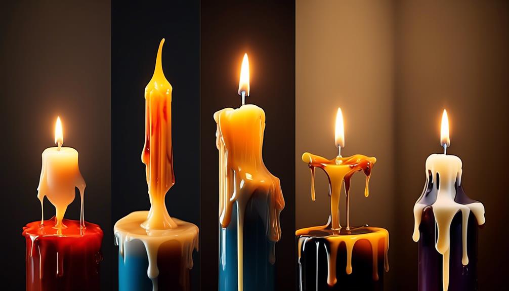 candle wax melting temperature