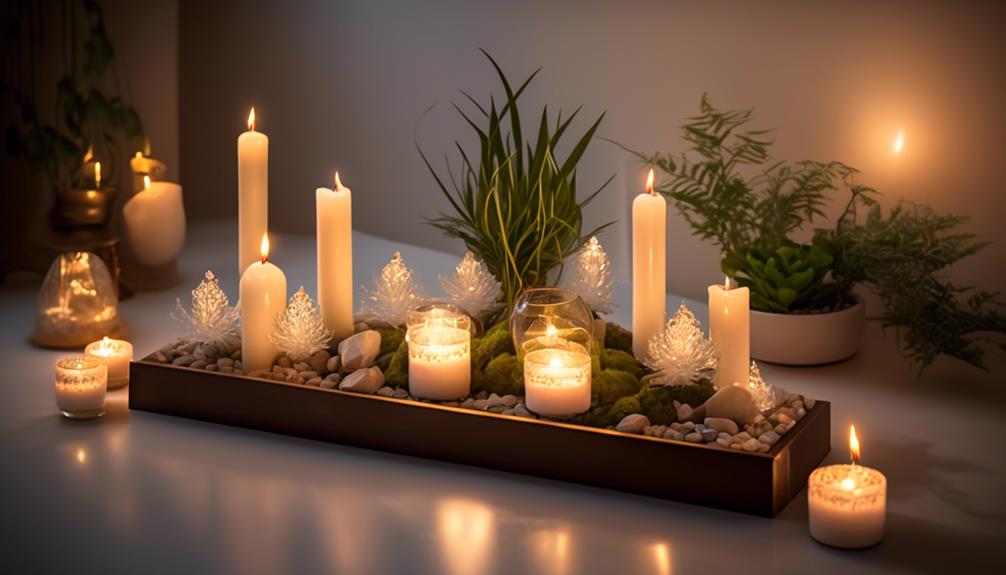 candles for focused meditation