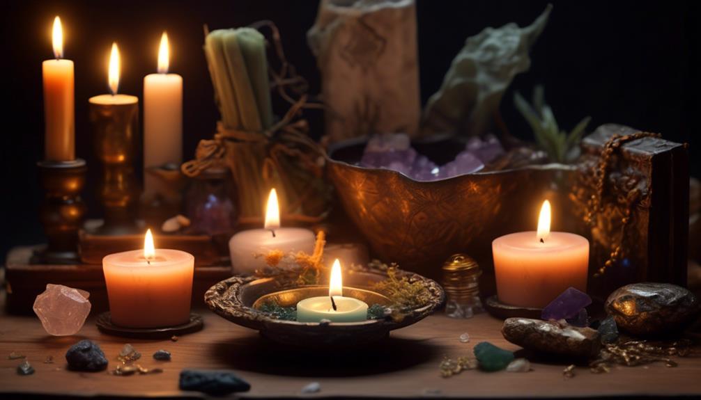 candles for spiritual ceremonies