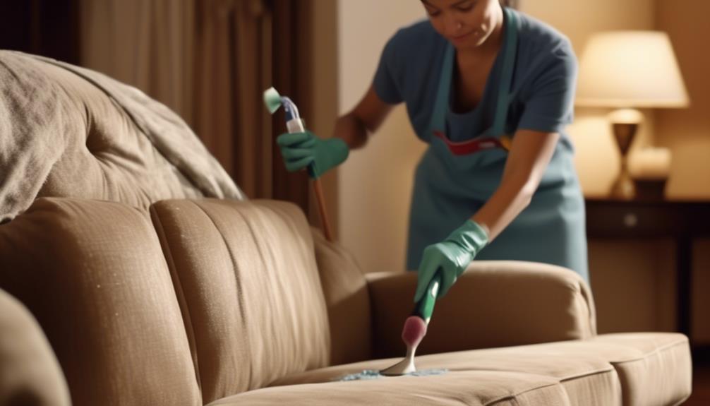 cleaning upholstery effectively and efficiently