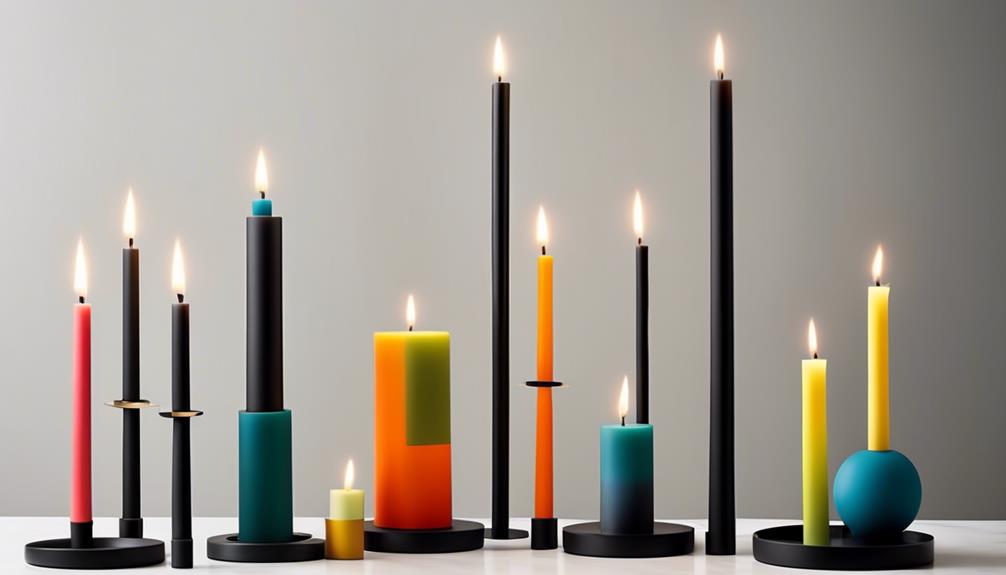 contemporary candlestick designs and trends