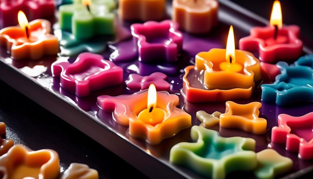 creating scented wax melts