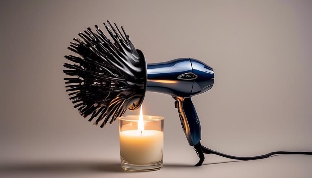 creative hair drying technique