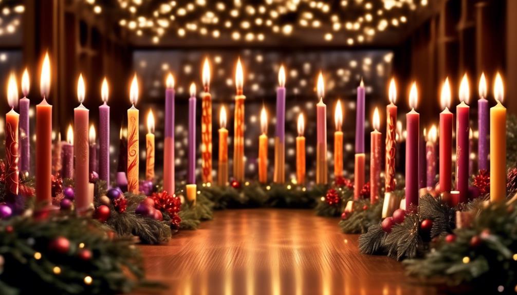 department stores sell advent candles