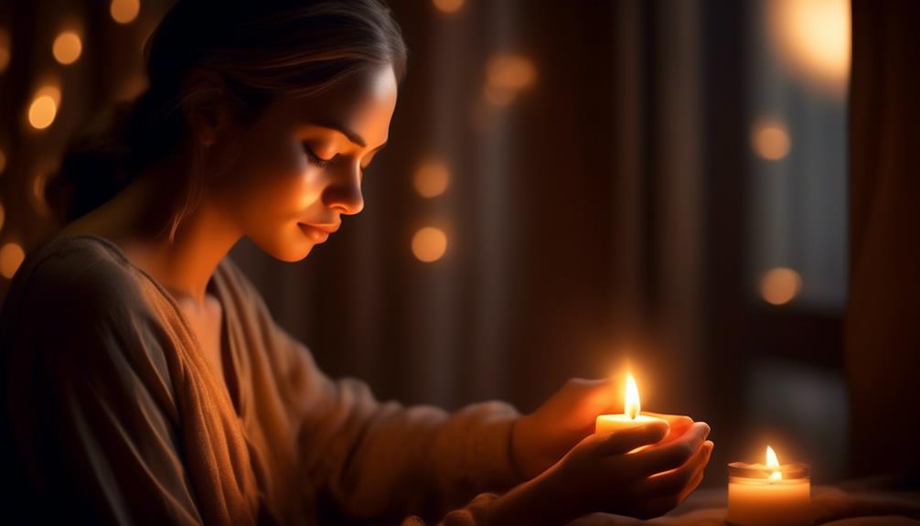 emotional candle lighting ceremony