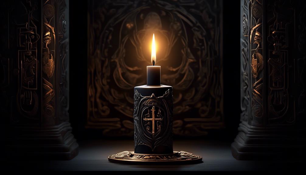 exploring black candle symbolism