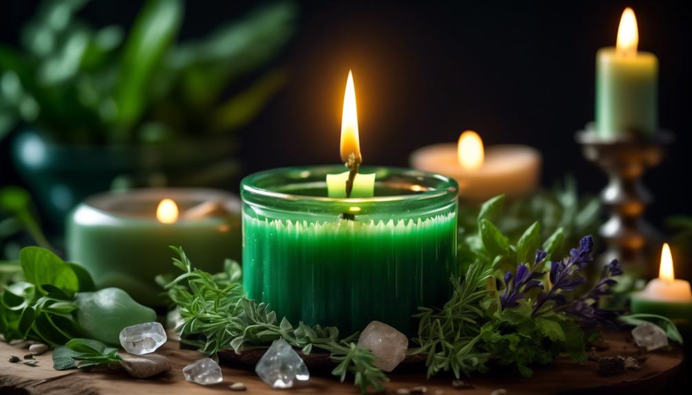 exploring green candle magic