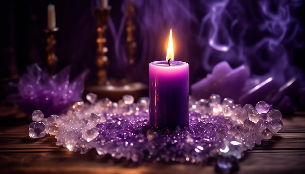 exploring purple candle magic