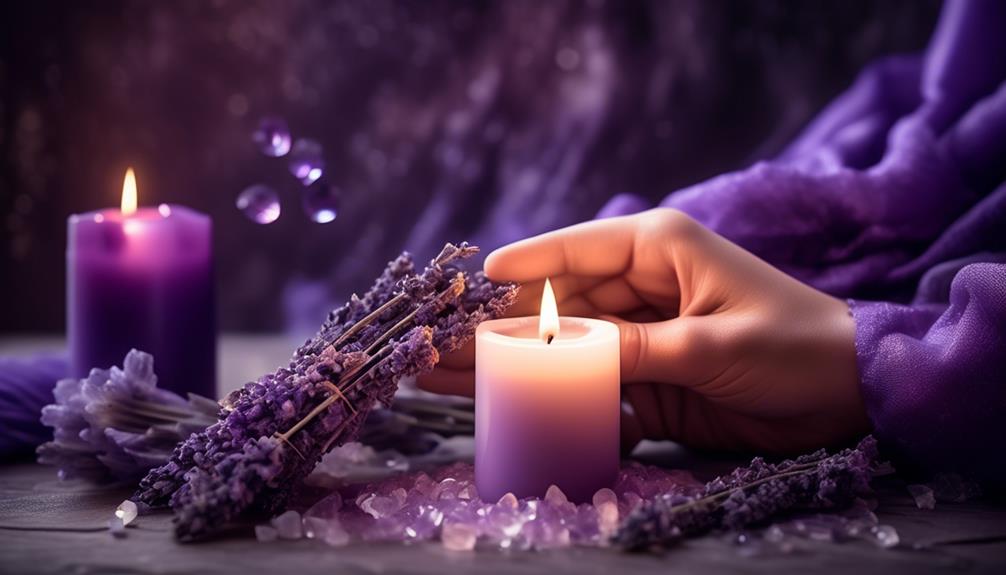 exploring the power of purple candles