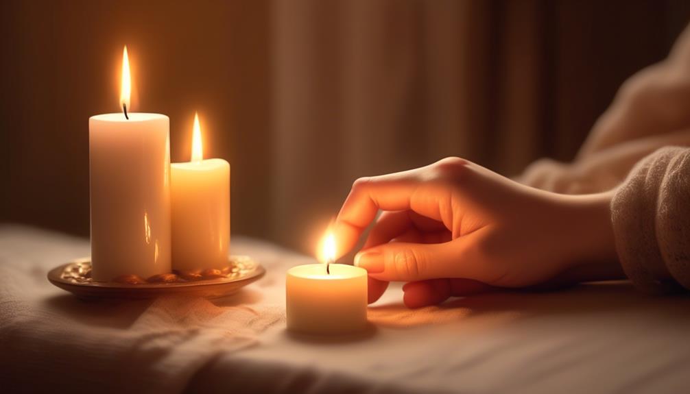 expressing sympathy through candles