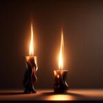 flickering candle flame explanation