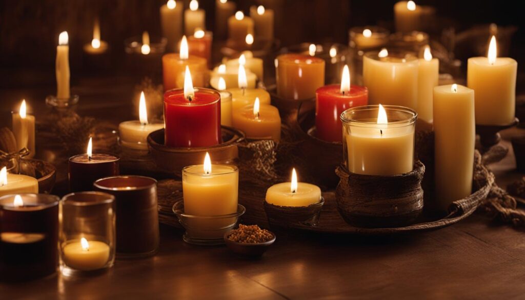 history of candle lighting