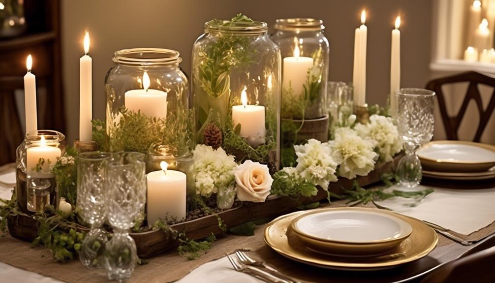 intricate table decorations and accessories