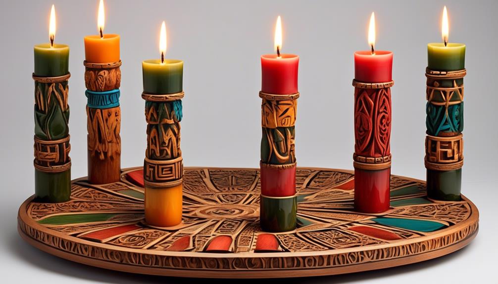 kwanzaa candle holder design