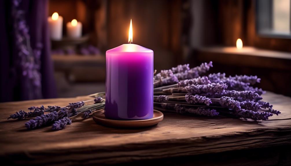 locating purple candle retailers