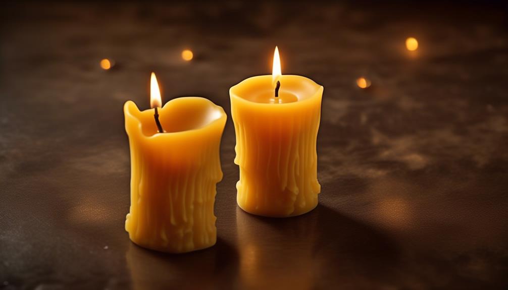 long lasting beeswax candle