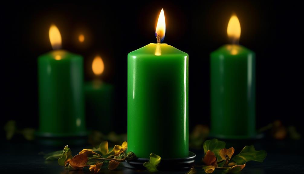 meaning of green candle