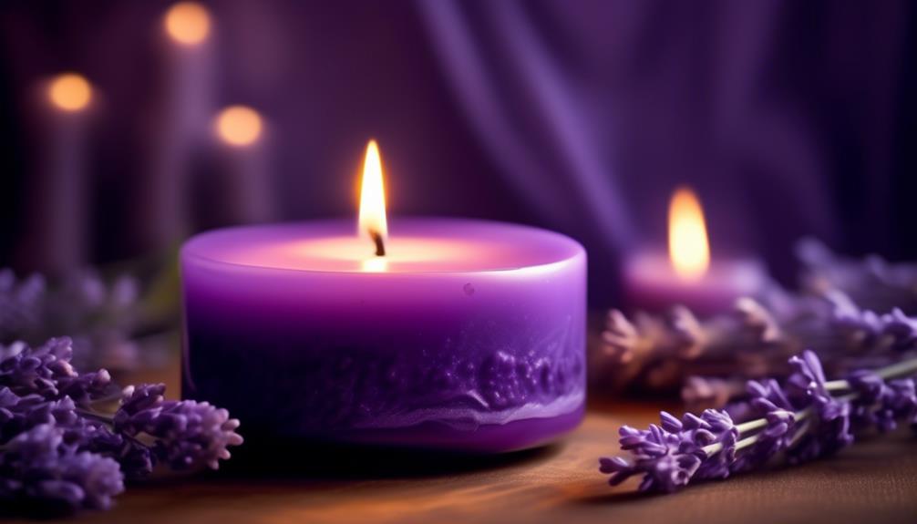 meaning of purple candle