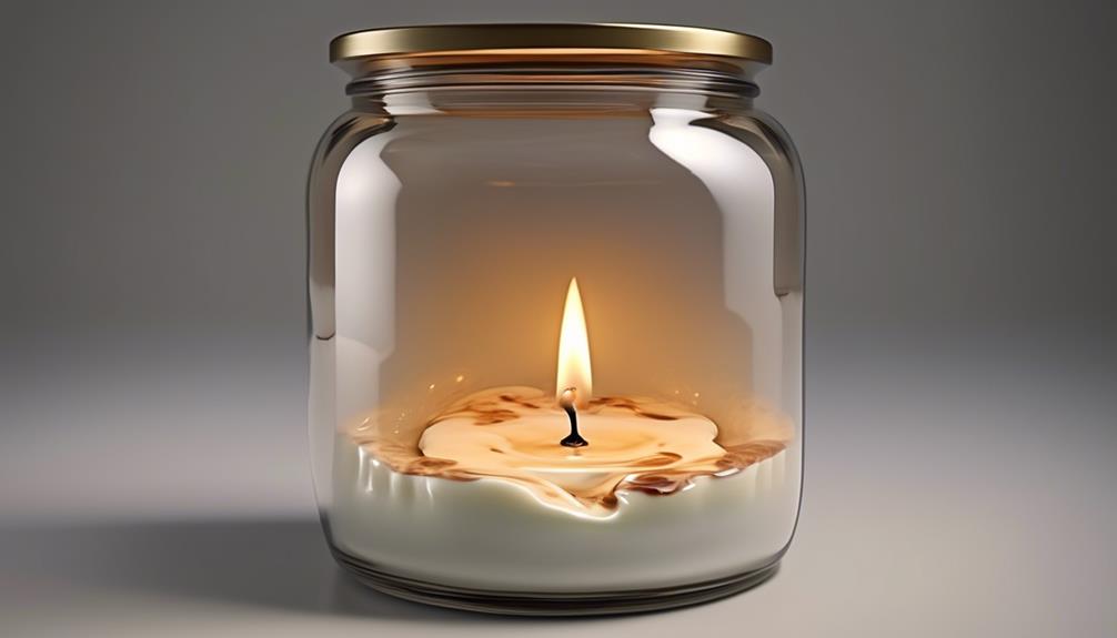 oven cleaning candle jar