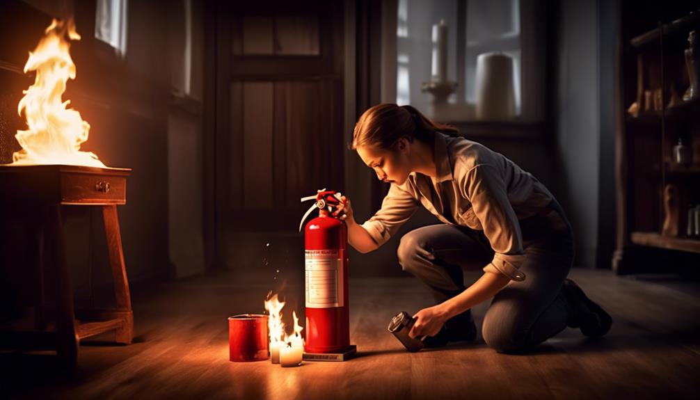 preventing candle fires at home