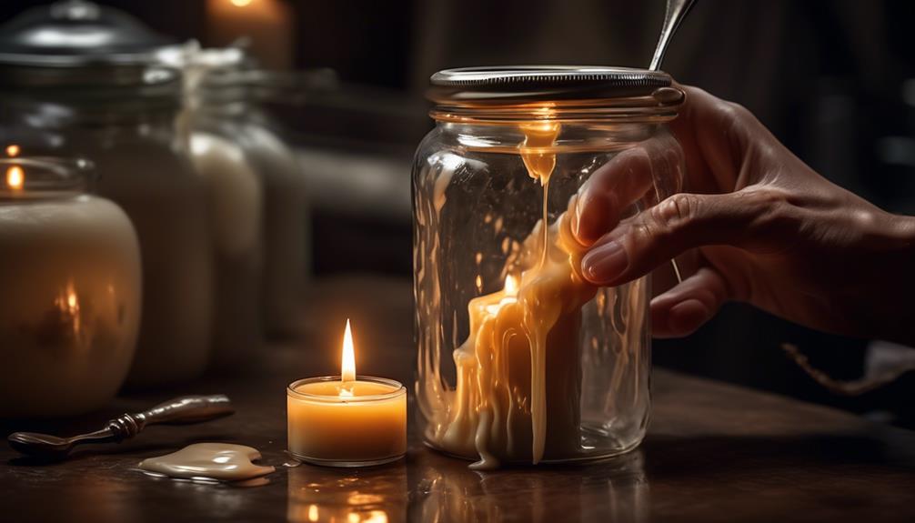 removing candle wax easily