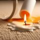 removing candle wax from carpet