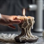 removing wax from candle holder