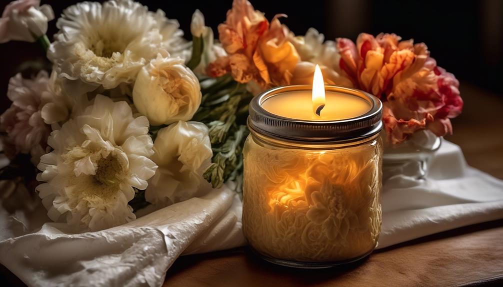 removing wax from candle jar