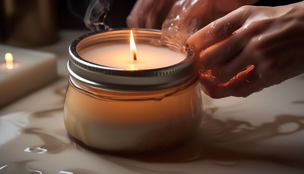 reusing candle containers creatively
