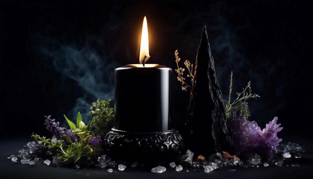 ritual use of black candles