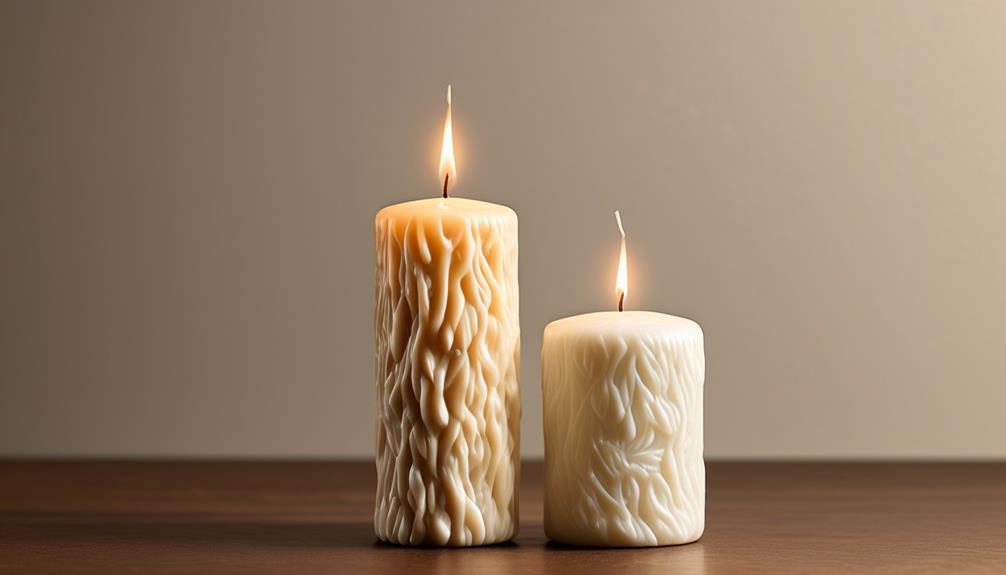 soy vs traditional candle comparison