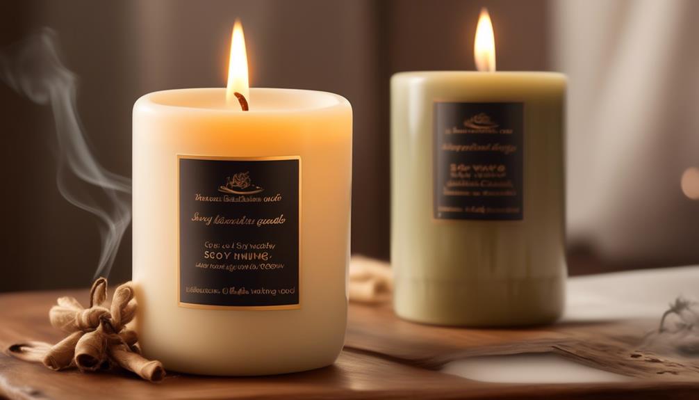 soy wax sustainable candle option