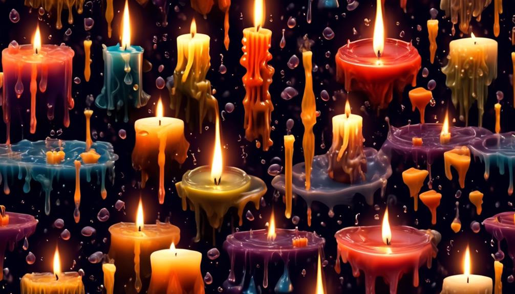 spellcasting with dripping candles