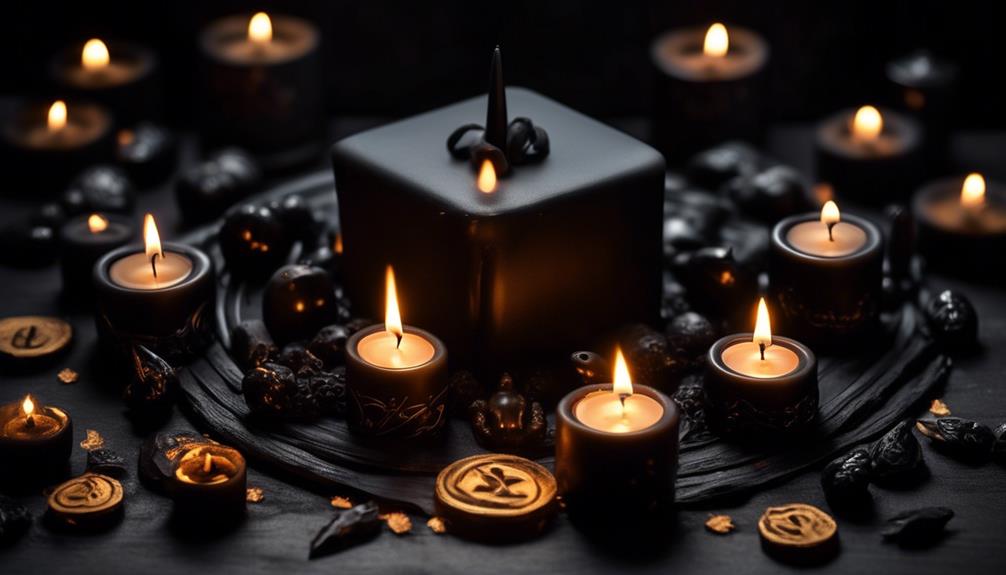 symbolism of black candles