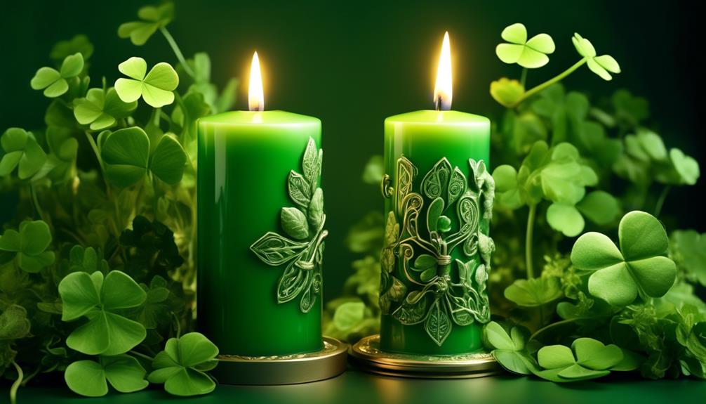 symbolism of green candles